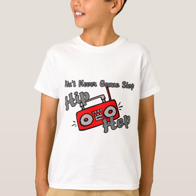 Camiseta Nunca pare Hip Hop (Frente)
