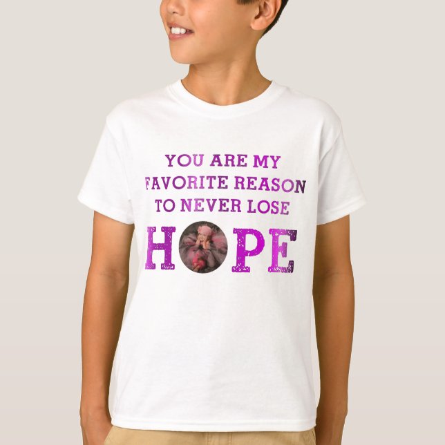 Camiseta Nunca perca a esperança - Brynlee (Frente)