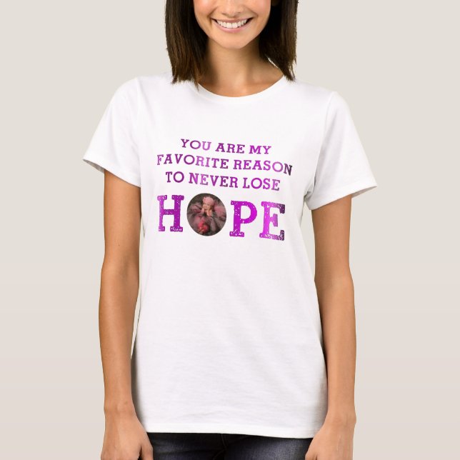 Camiseta Nunca perca a esperança - Brynlee (Frente)