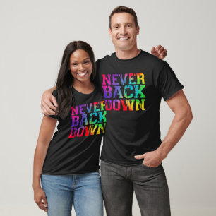 Camiseta "Nunca recuar"