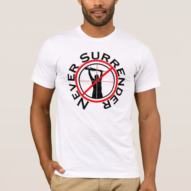 Camiseta Nunca renda (Frente)