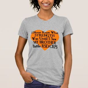 Camiseta Nunca Sabia Qual Força... Irmão... RSD/CRPS T-