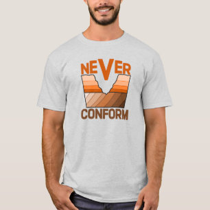 Camiseta Nunca se Conforme - Desconformidade Angular do Geó