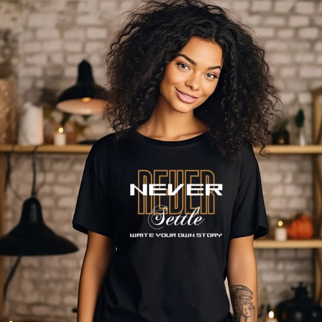 Camiseta Nunca se Contente (Criador carregado)