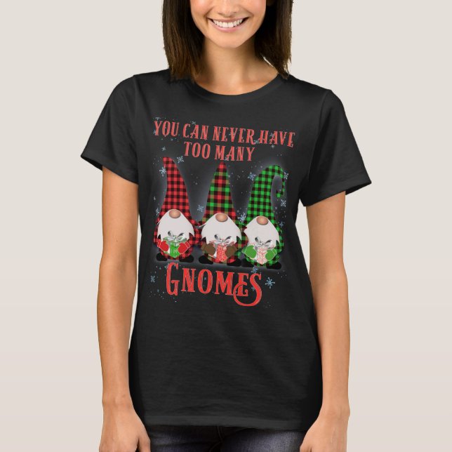 Camiseta Nunca se pode ter a muitos Gnomos Cristo Hilário (Frente)