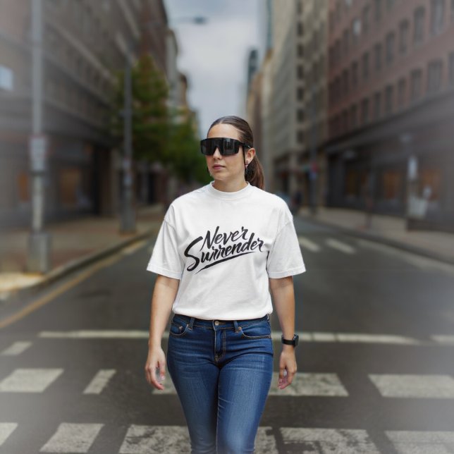 Camiseta Nunca Se Renda (Criador carregado)