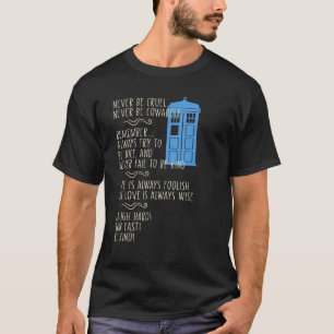 Camiseta Nunca Seja Cruel Nunca Seja Covarde Lembre-se do V