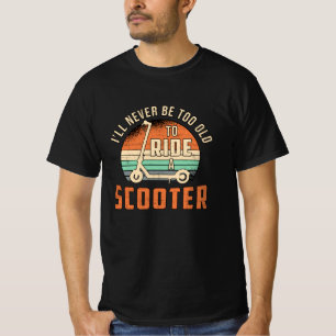 Camiseta Nunca serei Vintagem De Condutores De Patinete Mui