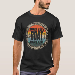 Camiseta Nunca Sonhei Em Ser Capitão De Iate Super Y De Bar