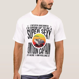 Camiseta Nunca Sonhei Ser Um Capitão De Pontoon Super Sexy