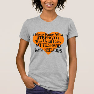 Camiseta Nunca Soube Força/Coração/Esposo...RSD/CRPS