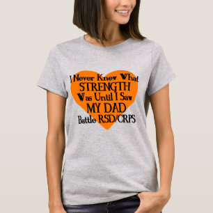 Camiseta Nunca Soube Força/Coração/Pai...RSD/CRPS