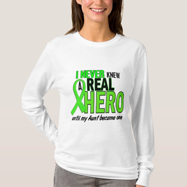 Camiseta Nunca soube um VERDE LIMÃO do herói 2 (a tia) (Frente)