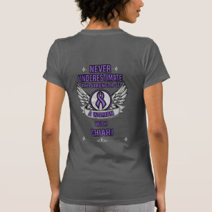 Camiseta Nunca Subestimar/Mulher... Chiari