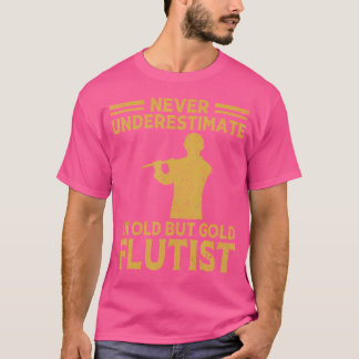 Camiseta Nunca Subestimar Um Antigo Leitor De Fluxos Flutis