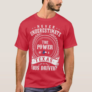 Camiseta Nunca subestime a potência de uma UNIDADE de BUS d
