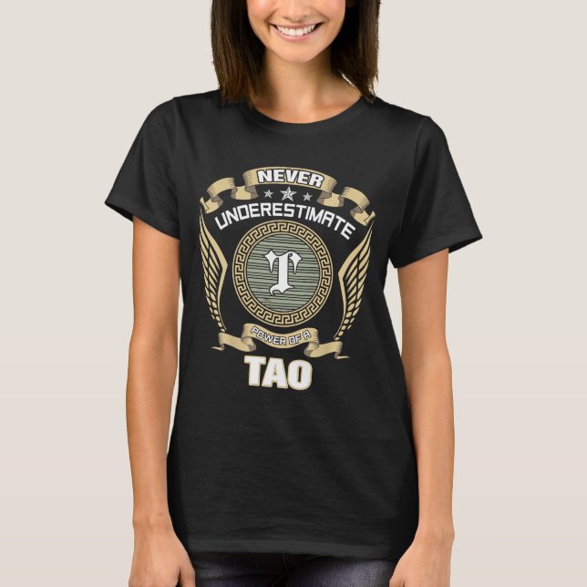 CAMISETA NUNCA_SUBESTIME_O_PODER_DE_UM_TAO (Frente)
