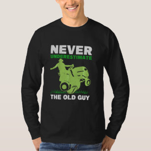 Camiseta Nunca Subestime O Vovô Vovô Do Velho Jardineiro Da