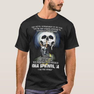 Camiseta Nunca subestime um homem de NORA SPRINGS IA