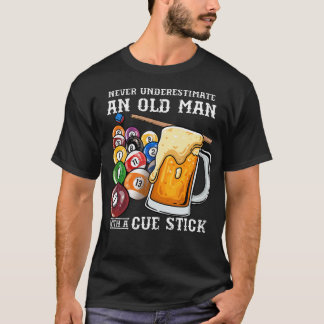 Camiseta Nunca Subestime Um Homem Velho Com Um Tacos De Sin