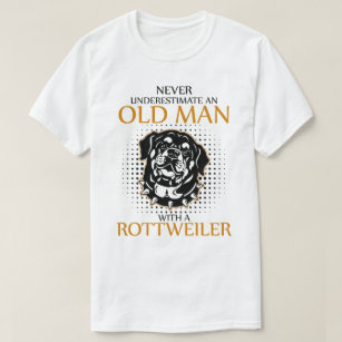 Camiseta Nunca subestime um Rottweiler