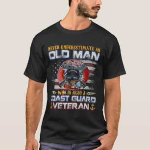 Camiseta Nunca Subestime Um Vaso De Guarda Costeira America