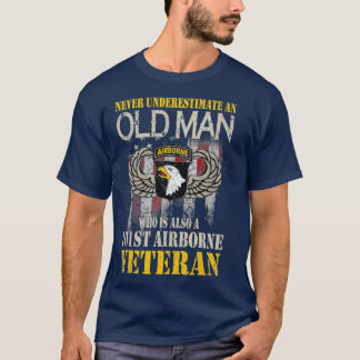 Camiseta Nunca Subestime Um Velho Homem 101rua A Bordo