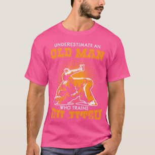Camiseta Nunca Subestime Um Velho Jiu Jitsu Jiu Jis