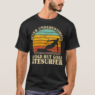 Camiseta Nunca Subestime Um Velho Kitesurfer Kitesurf