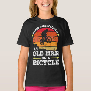 Camiseta Nunca Subestime Um Velho Numa Bicicleta