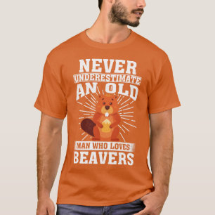 Camiseta Nunca Subestime Um Velho Que Ama Os Cavernas