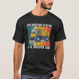 Camiseta Nunca Subestime Um Velho. Street Sweeper