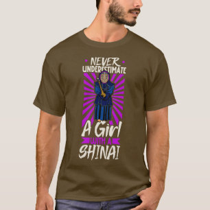 Camiseta Nunca subestime uma garota com Shinai Kendo
