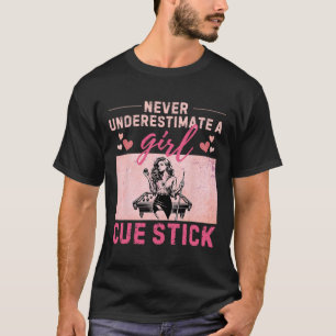 Camiseta Nunca Subestime Uma Garota Com Um Saco Engraçado