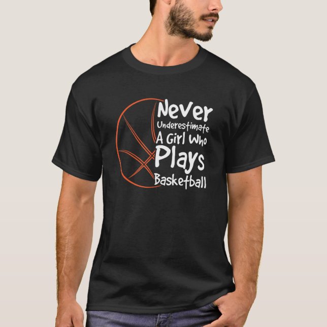 Camiseta Nunca Subestime Uma Rapariga (Frente)
