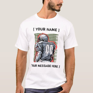 Camiseta Nunca tema o t-shirt customizável