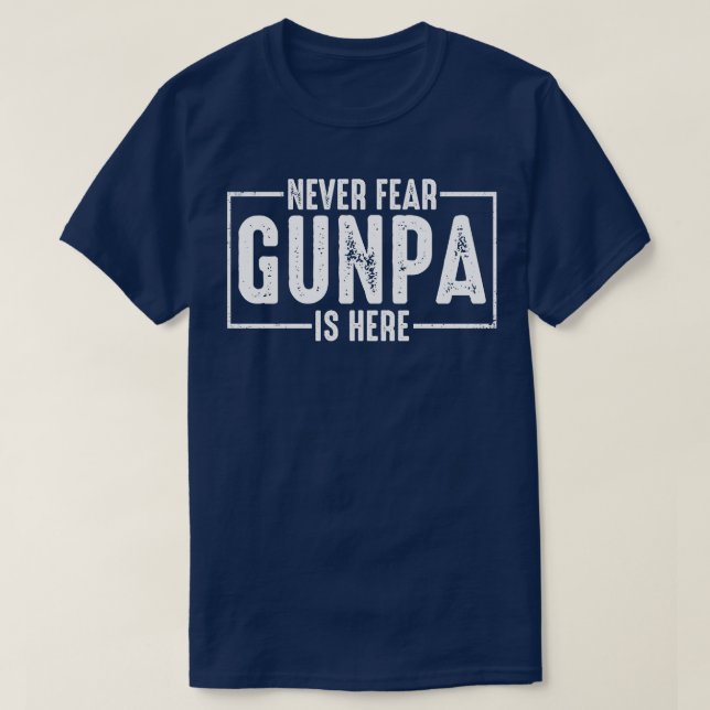 Camiseta Nunca Tenha Medo de que Gunpa esteja aqui (Frente do Design)