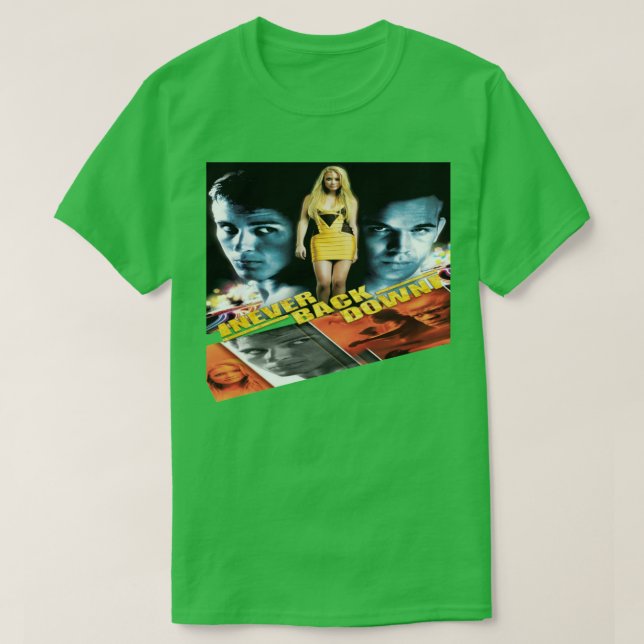 Camiseta Nunca Volte Para Baixo (Frente do Design)