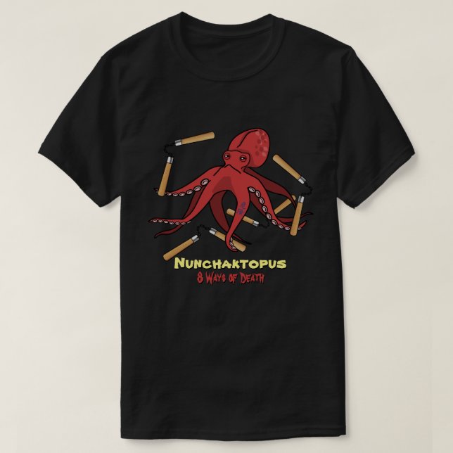 Camiseta Nunchaktopus (Frente do Design)