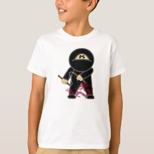 Camiseta Nunchaku Ninja, o t-shirt do miúdo escondido do