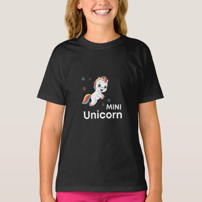 Camiseta Nunicórnio Moderno de bebê bonito (Frente)