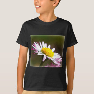 Camiseta nupcial romântico romance das pétalas bonitas das
