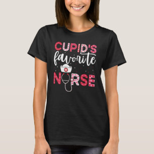 Camiseta Nurs Dias de os namorados da Enfermeira Favorita d