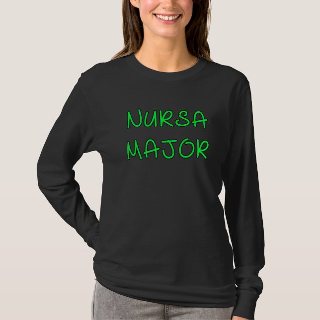 Camiseta Nursa Major Ursa Nursing Nurses for Nursing Oncolo (Frente)