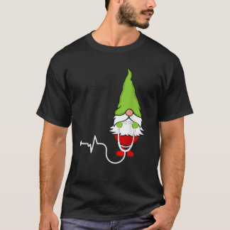 Camiseta Nurse Christmas Cute Gnome Funny Xmas Gifts For Nu
