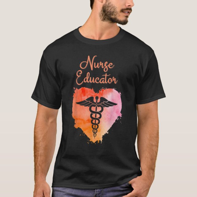 Camiseta Nurse Educator  Nurses Nursing Graduation Caduceus (Frente)