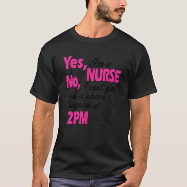 Camiseta Nurse Nurses Work Hospital Teaching Design (Frente)