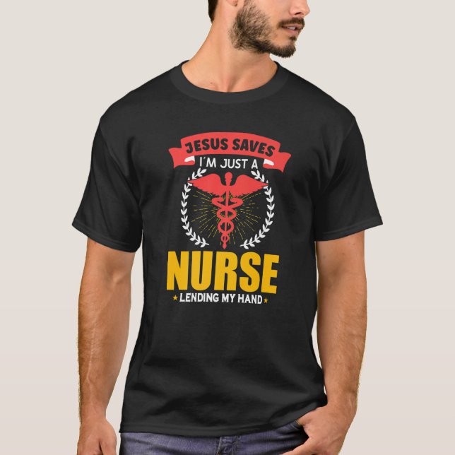 Camiseta Nurse Nursing Clinic Medical Stuff Paramedic Medic (Frente)