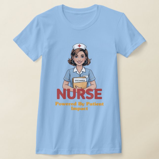 Camiseta Nurse Powered by Coffee T-shirt (Postura )