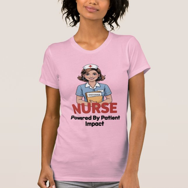 Camiseta Nurse Powered by Patient Impact (Frente)